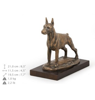 Doberman figurka na drewnie Art-Dog